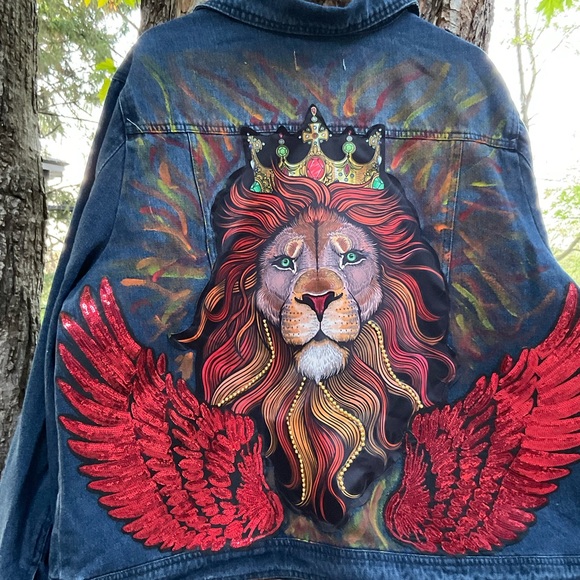 Denim Jeans Jacket. Size xxxl - Picture 3 of 5